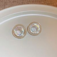 1 Pair Retro Geometric Alloy Plating Artificial Pearls Rhinestones Women's Earrings sku image 14