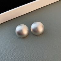 1 Pair Retro Geometric Alloy Plating Artificial Pearls Rhinestones Women's Earrings sku image 5