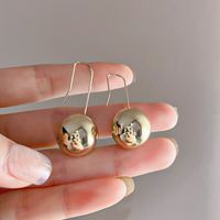 1 Pair Retro Geometric Alloy Plating Artificial Pearls Rhinestones Women's Earrings sku image 9