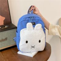 Water Repellent 15 Inch Solid Color School Kids Backpack main image 5