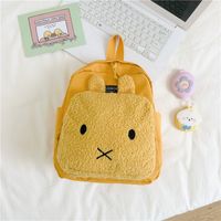 Water Repellent 15 Inch Solid Color School Kids Backpack main image 6