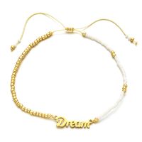 Elegante Señora Letra Acero Inoxidable Pulsera sku image 8