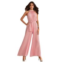 Women's Holiday Retro Classic Style Solid Color Ankle-length Jumpsuits sku image 11