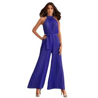 Women's Holiday Retro Classic Style Solid Color Ankle-length Jumpsuits sku image 16