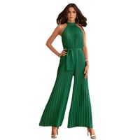 Women's Holiday Retro Classic Style Solid Color Ankle-length Jumpsuits sku image 23