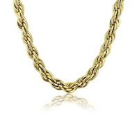 Simple Style Solid Color Titanium Steel Plating 18k Gold Plated Necklace main image 2