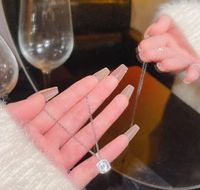 Estilo Simple Nudo De Lazo Cobre Embutido Diamantes De Imitación Pulsera Aretes Collar sku image 16