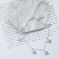 Simple Style Star Alloy Luminous Women's Anklet main image 5