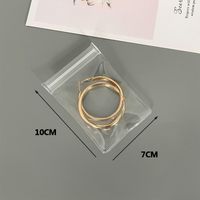 Simple Style Solid Color EVA Jewelry Packaging Bags sku image 4