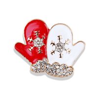 Fashion Christmas Tree Alloy Plating Inlay Artificial Gemstones Unisex Brooches sku image 6