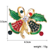 Fashion Christmas Tree Alloy Plating Inlay Artificial Gemstones Unisex Brooches sku image 50