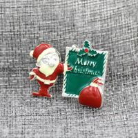 Fashion Christmas Tree Alloy Plating Inlay Artificial Gemstones Unisex Brooches sku image 49