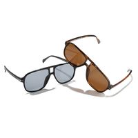 Casual Solid Color Pc Toad Glasses Full Frame Women's Sunglasses main image 3
