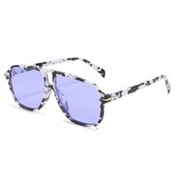 Casual Solid Color Pc Toad Glasses Full Frame Women's Sunglasses main image 5