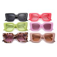 Elegant Basic Solid Color Pc Square Full Frame Women's Sunglasses main image 3