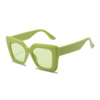 Elegant Basic Solid Color Pc Square Full Frame Women's Sunglasses main image 2