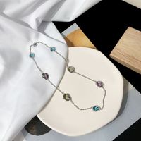 Elegant Lady Geometric Copper Plating Inlay Artificial Crystal Necklace main image 5