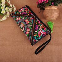 Women's All Seasons Cotton Ethnic Style Envelope Bag Clutch Bag main image 5