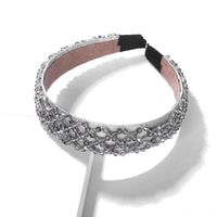 New High-end Velvet Diamond Headband Jewelry sku image 1