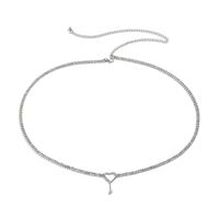 Simple Style Classic Style Star Heart Shape Metal Tassel Inlay Rhinestones Women's Chain Belts main image 3