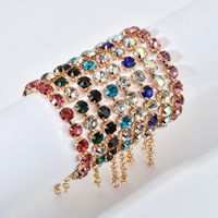 Elegant Luxurious Lady Geometric Copper Inlay Zircon Bracelets main image 2