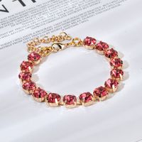Elegant Luxurious Lady Geometric Copper Inlay Zircon Bracelets main image 4