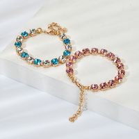 Elegant Luxurious Lady Geometric Copper Inlay Zircon Bracelets main image 5