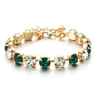 Elegant Luxurious Lady Geometric Copper Inlay Zircon Bracelets sku image 8