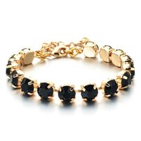 Elegant Luxurious Lady Geometric Copper Inlay Zircon Bracelets sku image 6