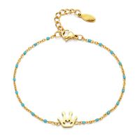 Simple Style Classic Style Crown Stainless Steel Plating Bracelets sku image 8