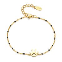 Simple Style Classic Style Crown Stainless Steel Plating Bracelets sku image 4