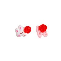 Cartoon Style Cute Animal Cartoon Alloy Asymmetrical Plating Women's Ear Studs sku image 16