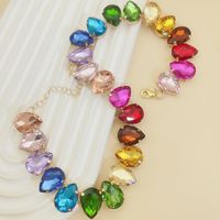 Vacation Water Droplets Artificial Crystal Women's Necklace main image 4