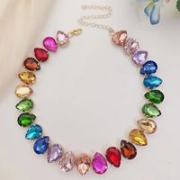 Vacation Water Droplets Artificial Crystal Women's Necklace main image 1