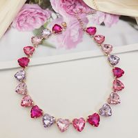 Vacation Water Droplets Artificial Crystal Women's Necklace main image 2