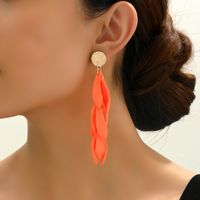 Elegant Sweet Petal Arylic Zinc Alloy Women's Dangling Earrings main image 6
