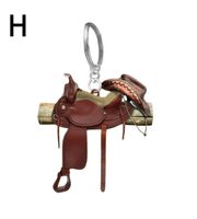 نمط رعاة البقر قبعة سحرية أريليك للجنسين قلادة حقيبة سلسلة مفاتيح sku image 5