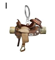 نمط رعاة البقر قبعة سحرية أريليك للجنسين قلادة حقيبة سلسلة مفاتيح sku image 6