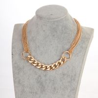 Estilo Moderno Geométrico Metal Irregular Mujeres Hombres Collar sku image 1