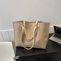 Women's All Seasons Pu Leather Basic Shoulder Bag main image 4