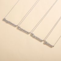 Simple Style Constellation Titanium Steel Plating Pendant Necklace main image 4