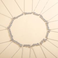 Simple Style Constellation Titanium Steel Plating Pendant Necklace main image 1