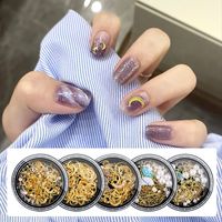 Modern Style Simple Style Star Moon Flower Alloy Nail Decoration Accessories 1 Piece main image 4
