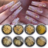 Modern Style Simple Style Star Moon Flower Alloy Nail Decoration Accessories 1 Piece main image 1