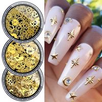 Modern Style Simple Style Star Moon Flower Alloy Nail Decoration Accessories 1 Piece main image 5