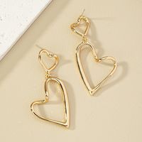 Modern Style Heart Shape Alloy Women's Drop Earrings main image 5