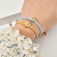 Style Classique Paume Alliage Corde Émail Femmes Bracelets main image 5