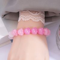 Casual Simple Style Round Gradient Color Plastic Beaded Plating Women's Bracelets sku image 7