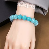 Casual Simple Style Round Gradient Color Plastic Beaded Plating Women's Bracelets sku image 9