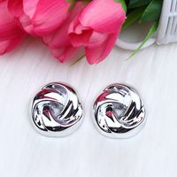 Simple Style Twist Arylic Plating Women's Ear Studs sku image 1